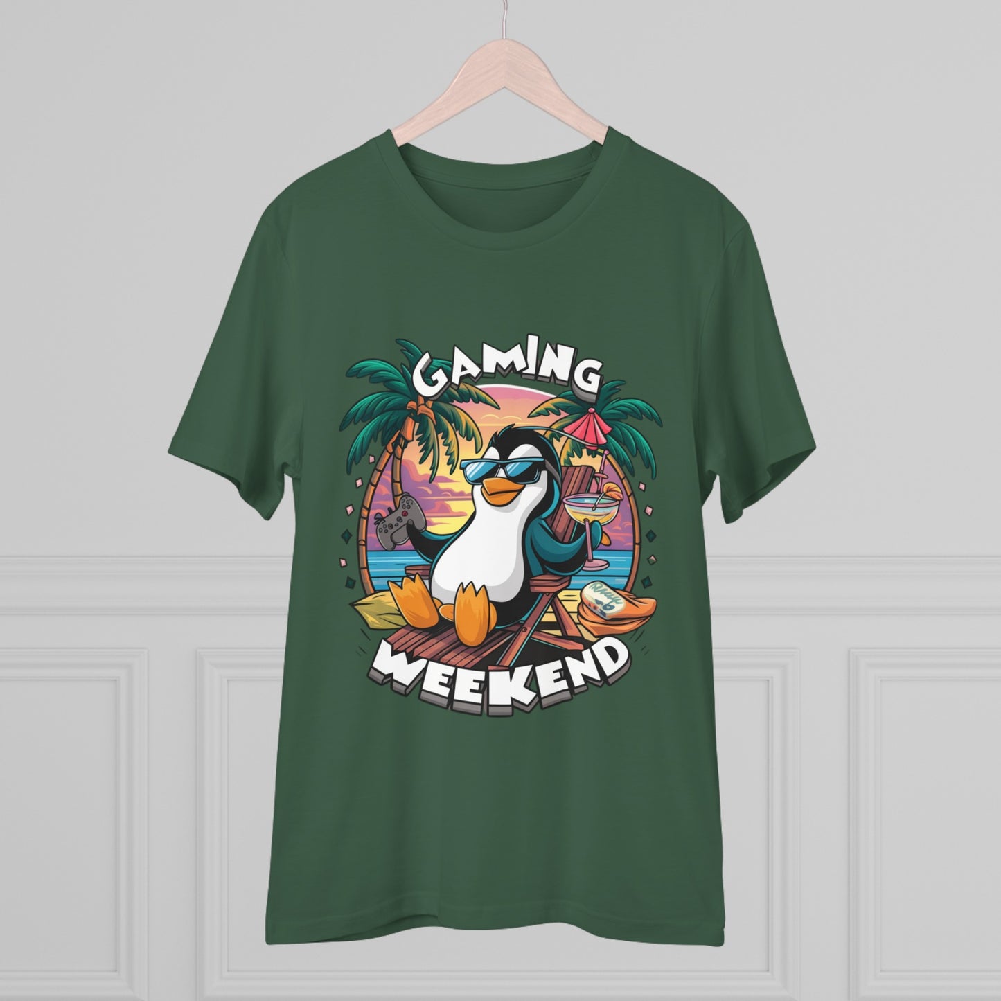 Organic Gaming T-Shirt Stylisches Fashion Design