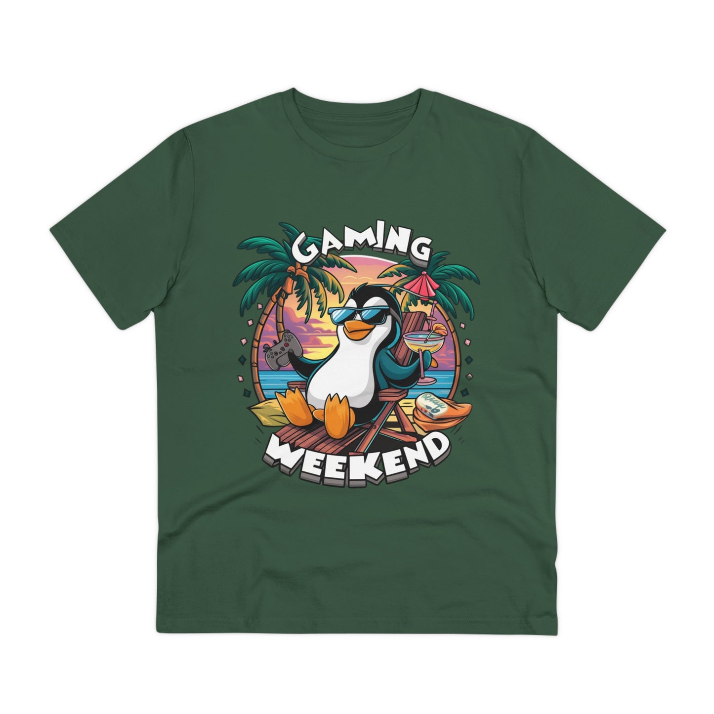 Organic Gaming T-Shirt Stylisches Fashion Design