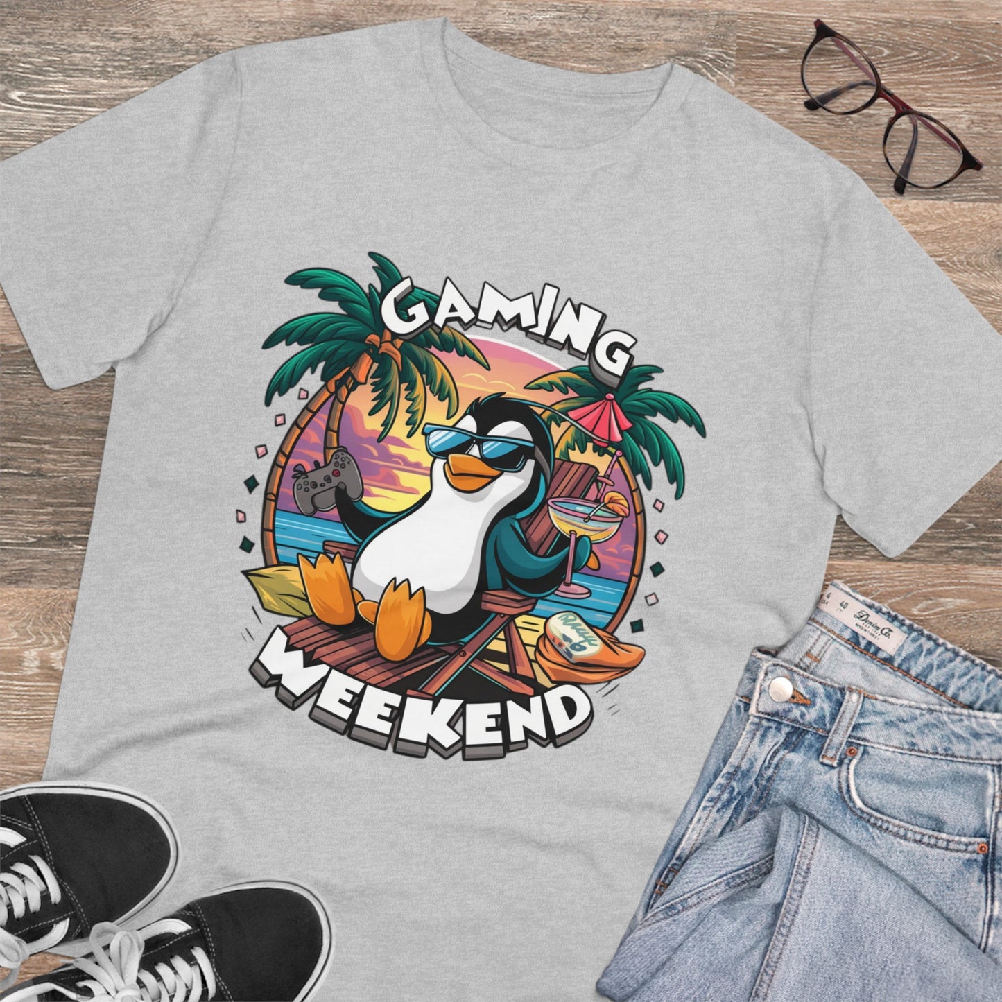 Organic Gaming T-Shirt Stylisches Fashion Design