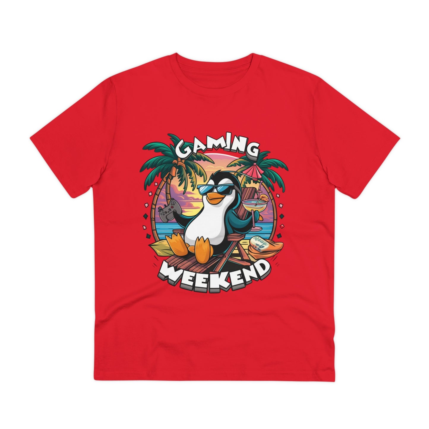 Organic Gaming T-Shirt Stylisches Fashion Design