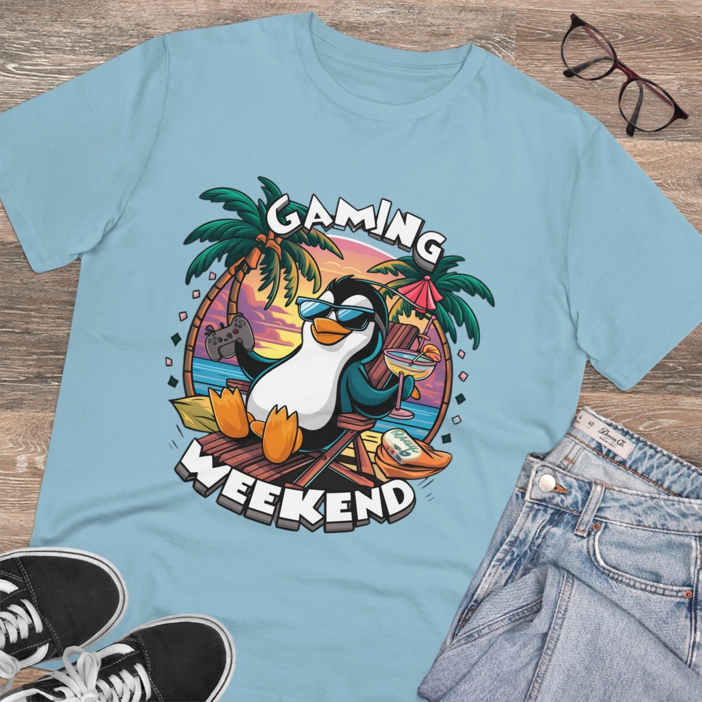 Organic Gaming T-Shirt Stylisches Fashion Design