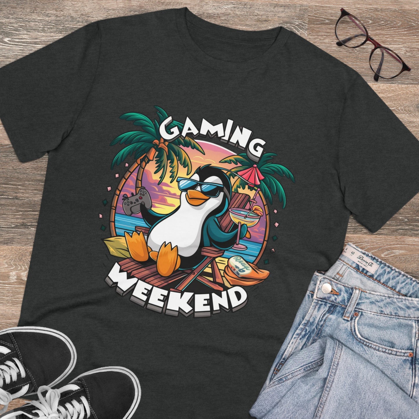 Organic Gaming T-Shirt Stylisches Fashion Design