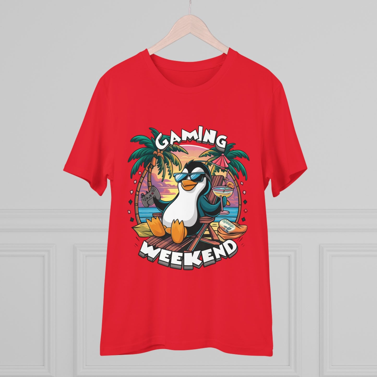 Organic Gaming T-Shirt Stylisches Fashion Design