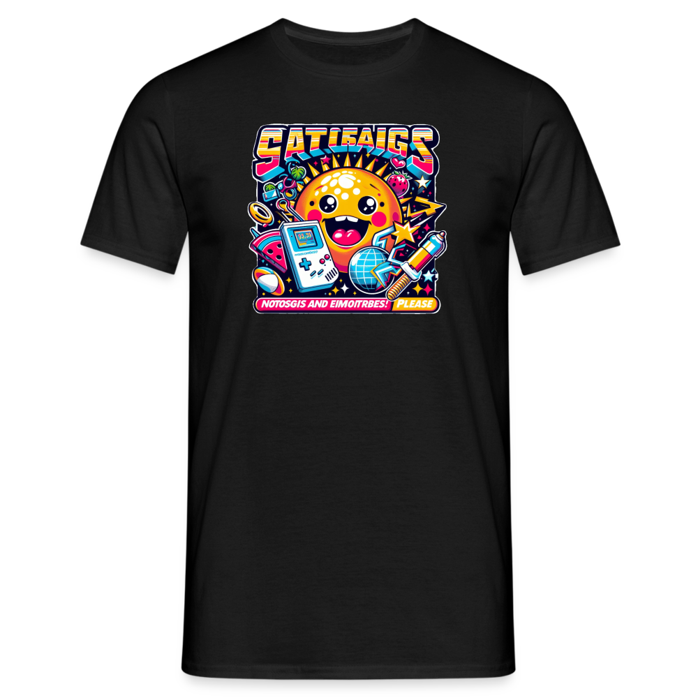 Männer T-Shirt - Schwarz