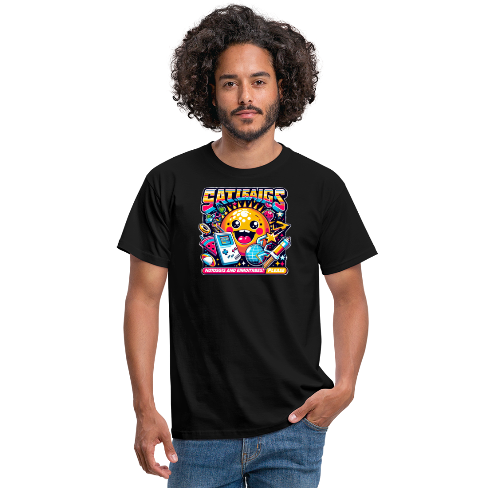 Männer T-Shirt - Schwarz