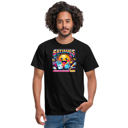 Männer T-Shirt - Schwarz