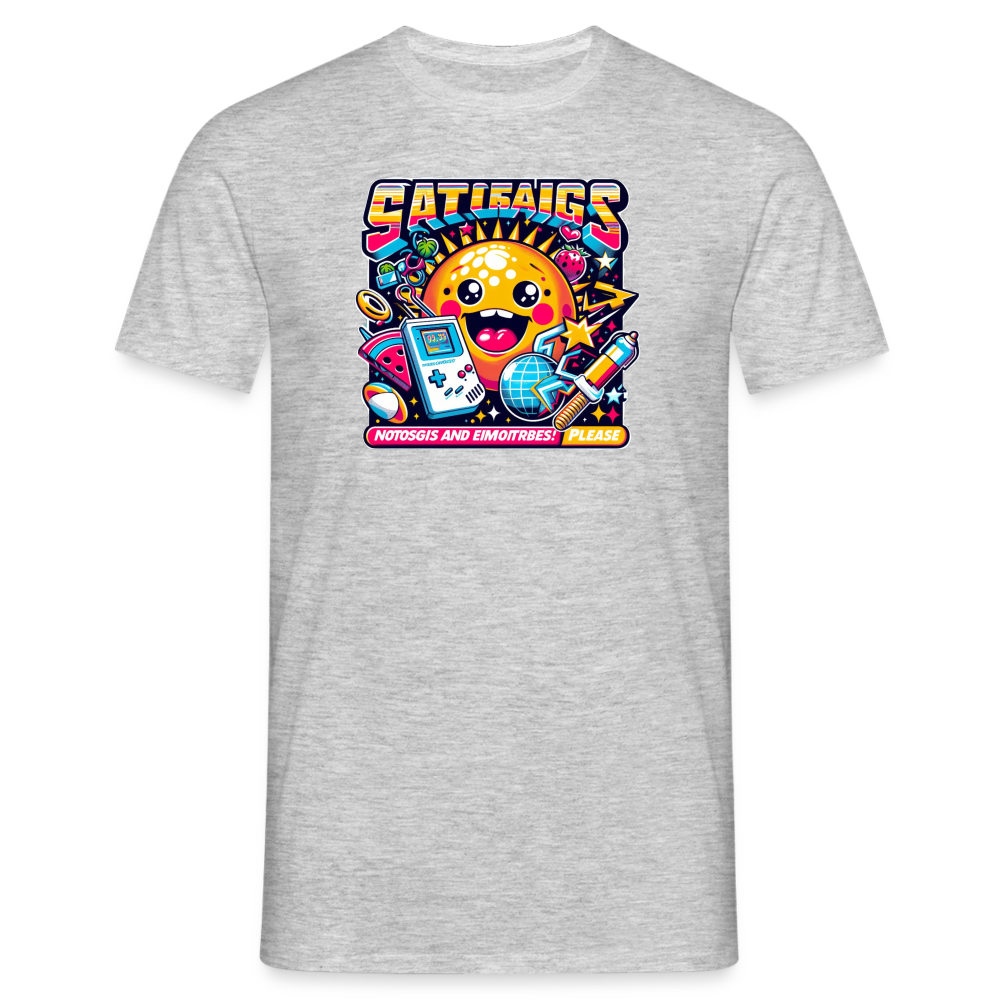 Männer T-Shirt - Grau meliert