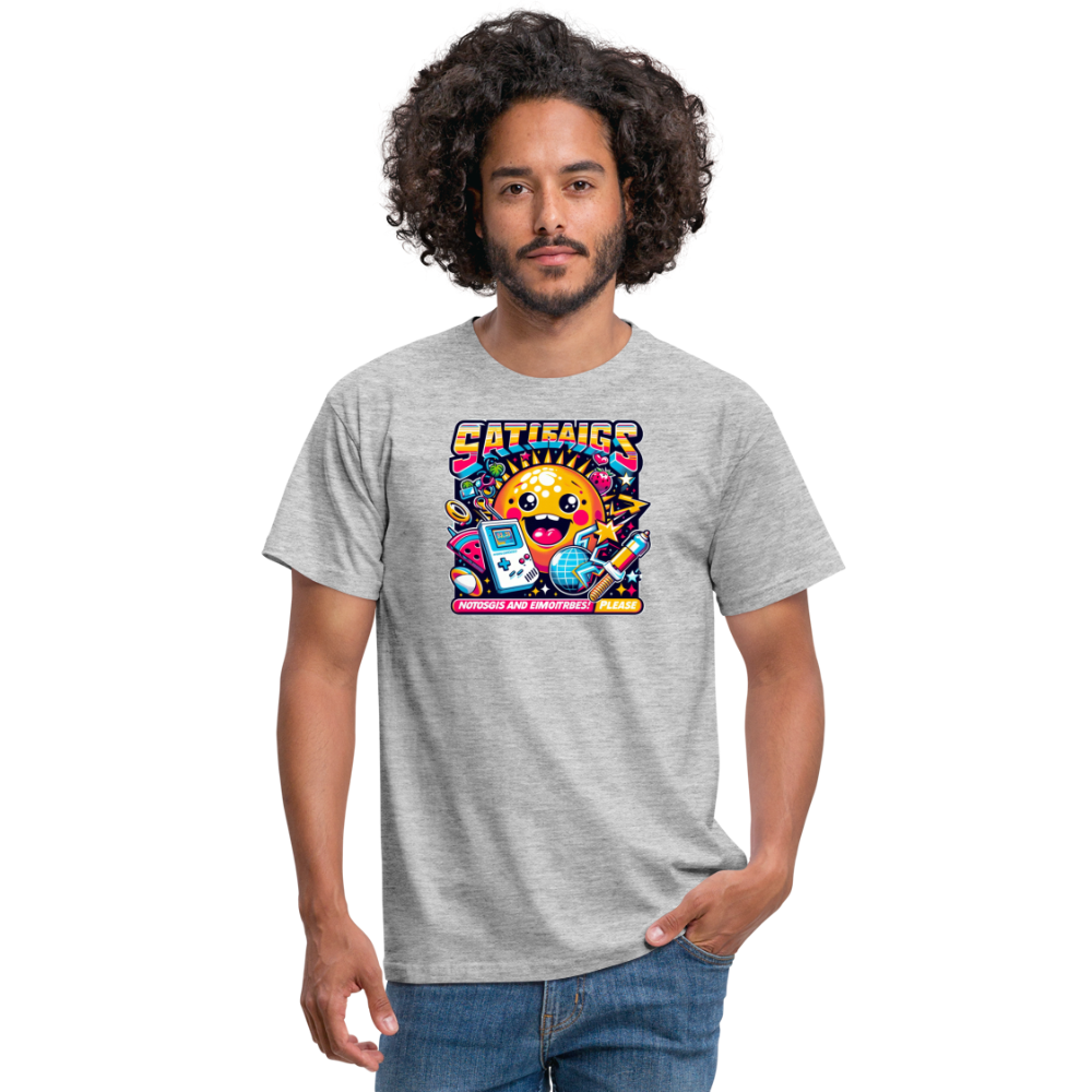 Männer T-Shirt - Grau meliert