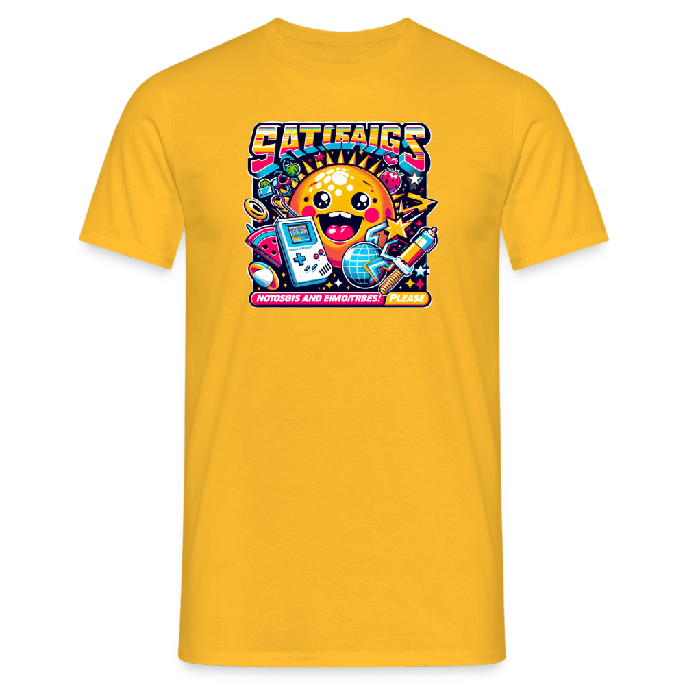 Männer T-Shirt - Gelb